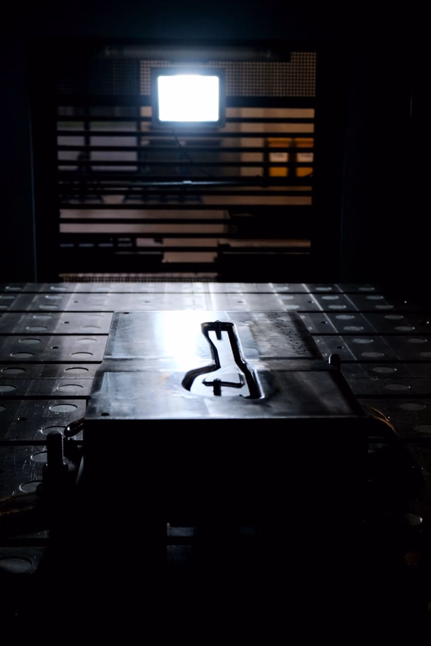 hydraulikpresse smp hp1000 werkstueck detail